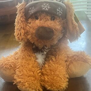 NEW Plush Brown Dog